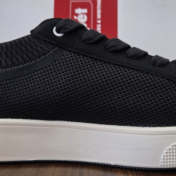 New Propet Kenna Knit Lace-Up Sneakers Women's Shoes in Black-Size 10 X(2E) - Picture 8 of 15